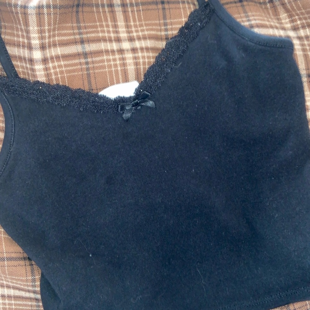Lace Rimmed Tank Top from Urban.